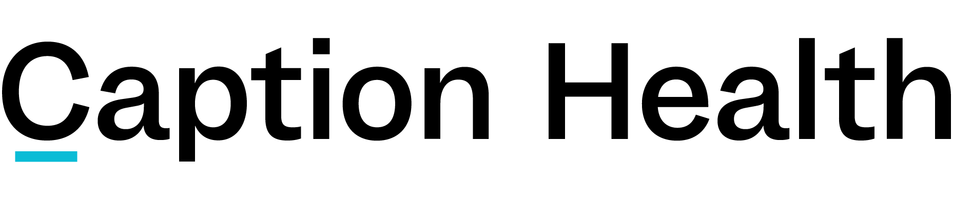 logo captionhealth black